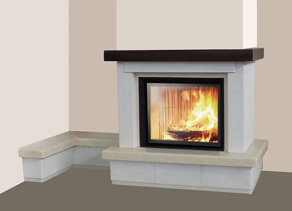 Облицовка Gemma sx, с банкеткой, под Cristal 90 (EdilKamin)_0